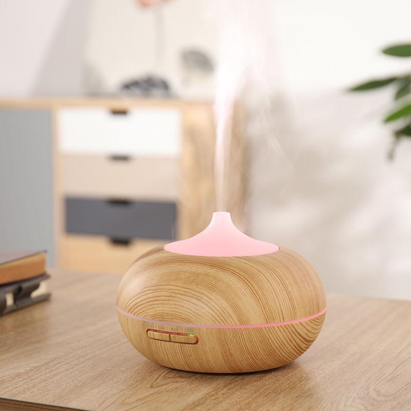 Aroma Ultrasonic Essential Oil Diffuser - Diffuser Comes with 3 Mode Mist Adjustment to Create Quiet Atmosphere