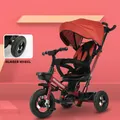 Luxury Tricycle Adjustable Awning Bike Trike Baby Prams Kids Stroller KTR2163