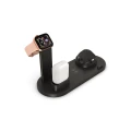 3-in-1 Wireless Charging Dock for Apple Watch and Airpods Black