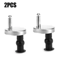 GoodGoods Pair Of Quality Top Fix Wc Toilet Seat Hinge Fittings Quick Release Hinges Kit