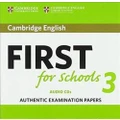 Cambridge English First for Schools 3 Audio CDs