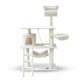 Cat Tree Scratching Post Scratcher Tower Condo House Beige Bed