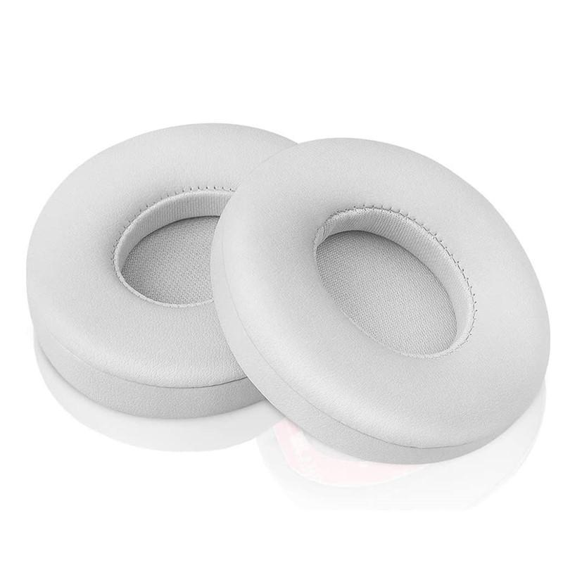 White Replacement Cushions Ear Pads for Beats Dr Dre Solo 2.0 3.0 Wired Headphone