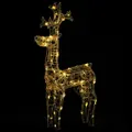 Reindeer Christmas Decoration 90 LEDs 60x16x100 cm Acrylic vidaXL