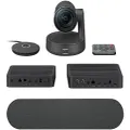 Logitech 960-001219 Rally Ultra HD Conference System Kit 1X Camera 2X Hub 1X Speaker 1X Mic Pod 2 Years Warranty
