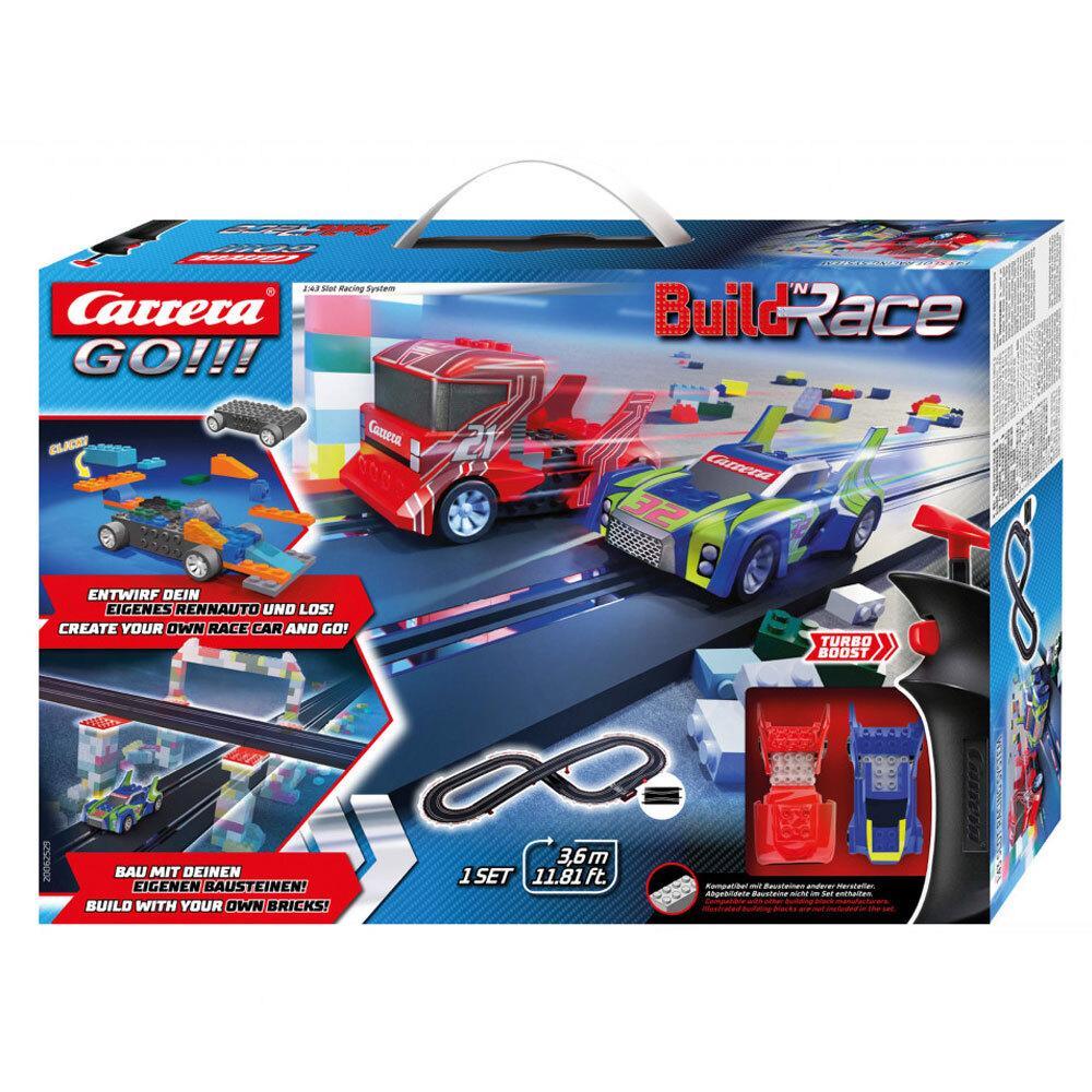 Carrera Go 3.6m Build n Race Construction Car/Race Track Set 6y+ Kids/Child Toy