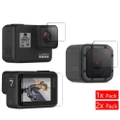 2x GoPro Hero 7 6 5 Session Black Camera Tempered Glass Screen Protector 2x 1x