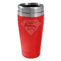 Superman Laser Engraved Double Wall Stainless Steel Coffee Mug Travel Cup