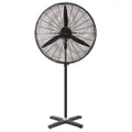 Dimplex Matte Black 220W Electric 75cm High Velocity Pedestal Floor Fan/Cooler