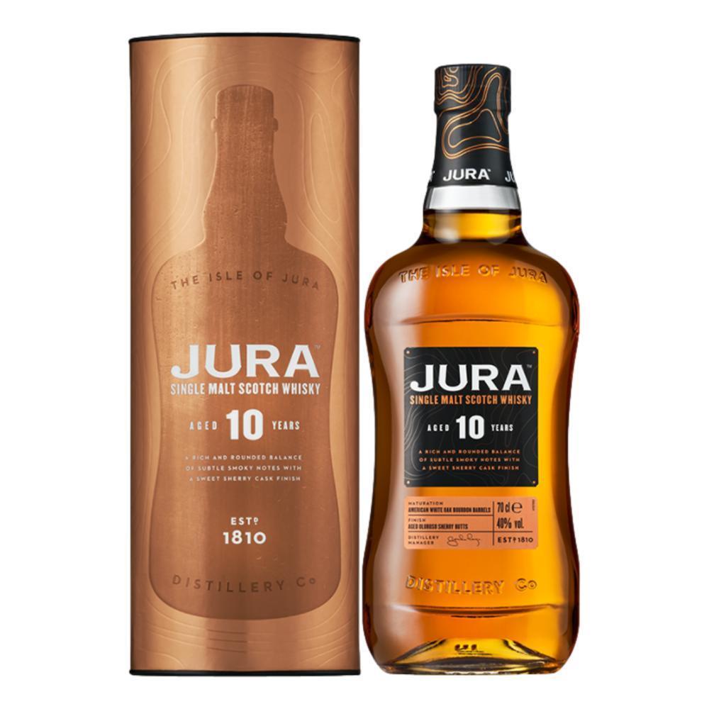 Jura 10 Year Old Single Malt Scotch Whisky 700mL