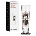 HEROES SCHNAPS GLASS by SANTIAGO SEVILLANO - Beer is a good idea!