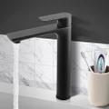 ACA Tall Round Bathroom Basin Mixer Tap Vanity Bench Top Sink Faucet BRASS WELS Matt Black
