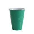 Miami Melamine Two Tone Cup Forest Green 400ml
