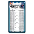 Dart Board Peg Out Card Quickly Calculate the Darts Combinations
