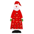 GoodGoods Large Felt Christmas Advent Calendar Pocket Santa Claus Snowman XmasTree Decor (Red)
