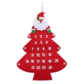 GoodGoods Santa Claus Christmas Countdown Advent Calendar Pockets Hanging Decor Xmas Gifts (Christmas Tree)