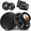 Cadence QR65K 6.5 Inch 2-Way Full Range Coaxial Car Speakers Component Kit, 180 Watts 4 Ohms QR Series Car Audio Stereo Loudspeakers
