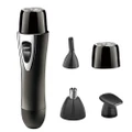 TODO Rechargeable Electric Travel Eyebrow Nose Ear Hair Body Trimmer Remover Lady Shaver Razor Blade USB - Black
