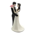 Wedding Ornament Bridal Couple Cake Decoration Black Suits China