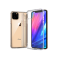 Creative Dust-proof Drop Protection Cover Transparent Mobile Phone Case Compatible with Series IPhone 11-White Iphone11 PRO 5.8 inch