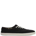 TOMS Heritage Mens Canvas Casual Shoes Sneakers Lace Up Low Cut - Black - US 10