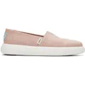 TOMS Womens Canvas Slip On Shoes Sneakers Flats Alpargata Espadrilles - Dusty Pink - US 8