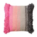 Accessorize Layne Black Dark Pink 45x45cm Filled Cushion
