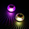OSALADI 2pcs Solar Floating Lights Pool Light Balls Waterproof Battery Powered Globe Lights with 7 Changing Colors