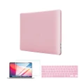 Macbook Pro 16 M2 Pro / Max 2023 / M1 Max 2021 Case, Genuine Techprotectus Colorlife Hardshell Case with Screen Protector and Keyboard Cover for Apple - Rose Quartz