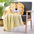 Happy Kids Lion Novelty 48x46cm Cushion with throw