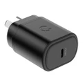 Cygnett PowerPlus 20W USB-C PD Wall Charger/Adaptor 1m f/ Phone/Tablets Black