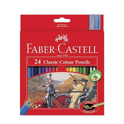 Faber-Castell Coloured Pencil Classic - 24pk
