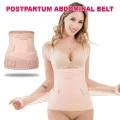 3 In 1 Abdomen Tummy Band Pelvis Belly Postpartum Belt Wrap Recovery Shapewear-XL