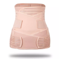 3 In 1 Abdomen Tummy Band Pelvis Belly Postpartum Belt Wrap Recovery Shapewear-L