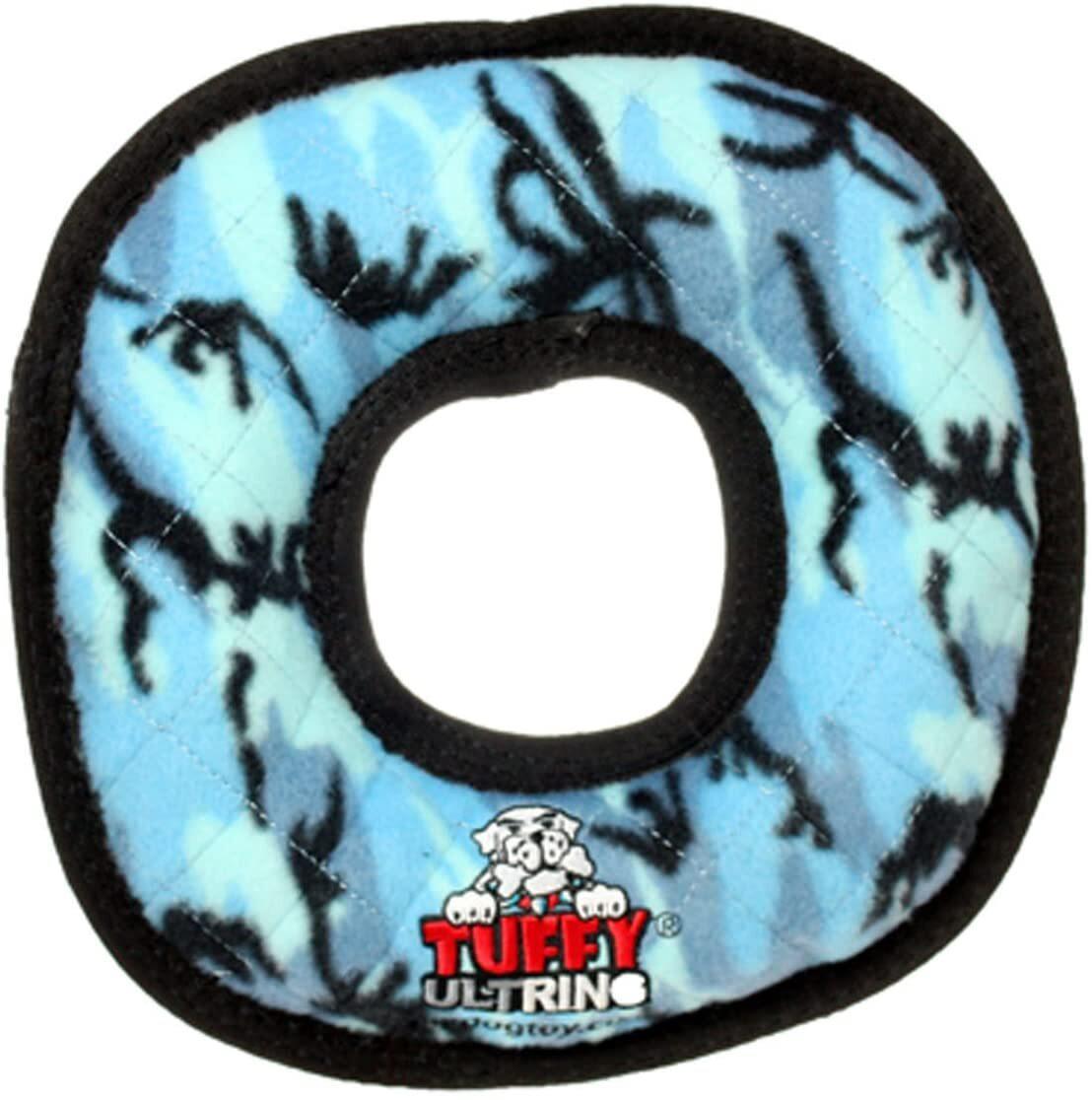 Ultimates Ring Camo Blue Tuffy Dog Toy 27cm x 5cm