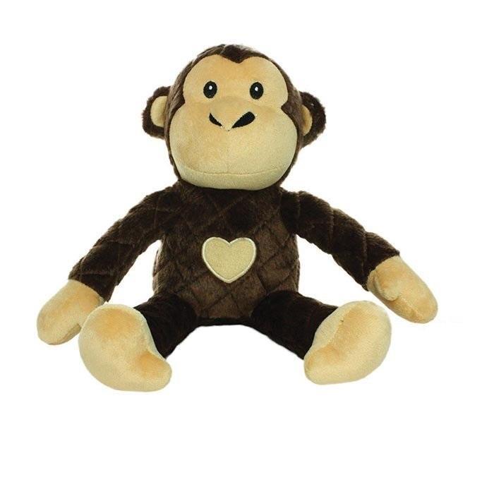 Jr Max the Monkey Brown Tuffy Mighty Safari Dog Toy 17.5cm x 12.5cm x 10cm