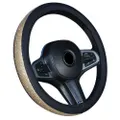 Universal 38cm PU Leather Auto Car Steering Wheel Cover Imitation Diamond