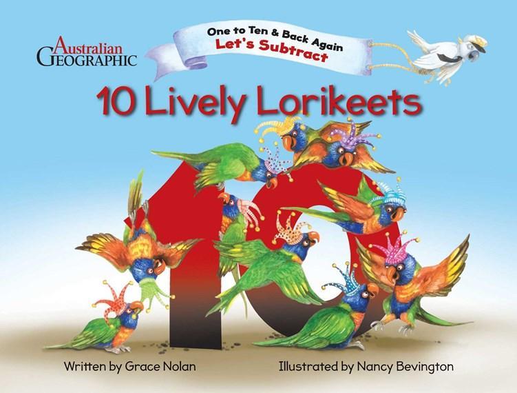 Let's Subtract - Ten Lively Lorikeets