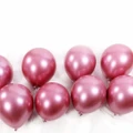 10pcs 40cm Thick Chrome Metallic Balloons Birthday Wedding Party Balloon [Colour: HOT PINK]