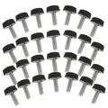 30Pcs Screw In Threaded Furniture Levelers Desk Foot Adjuster Table Leveling Feet