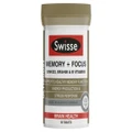 Swisse Ultiboost Memory + Focus Ginkgo Brahmi & B Vitamins 50 Tablets
