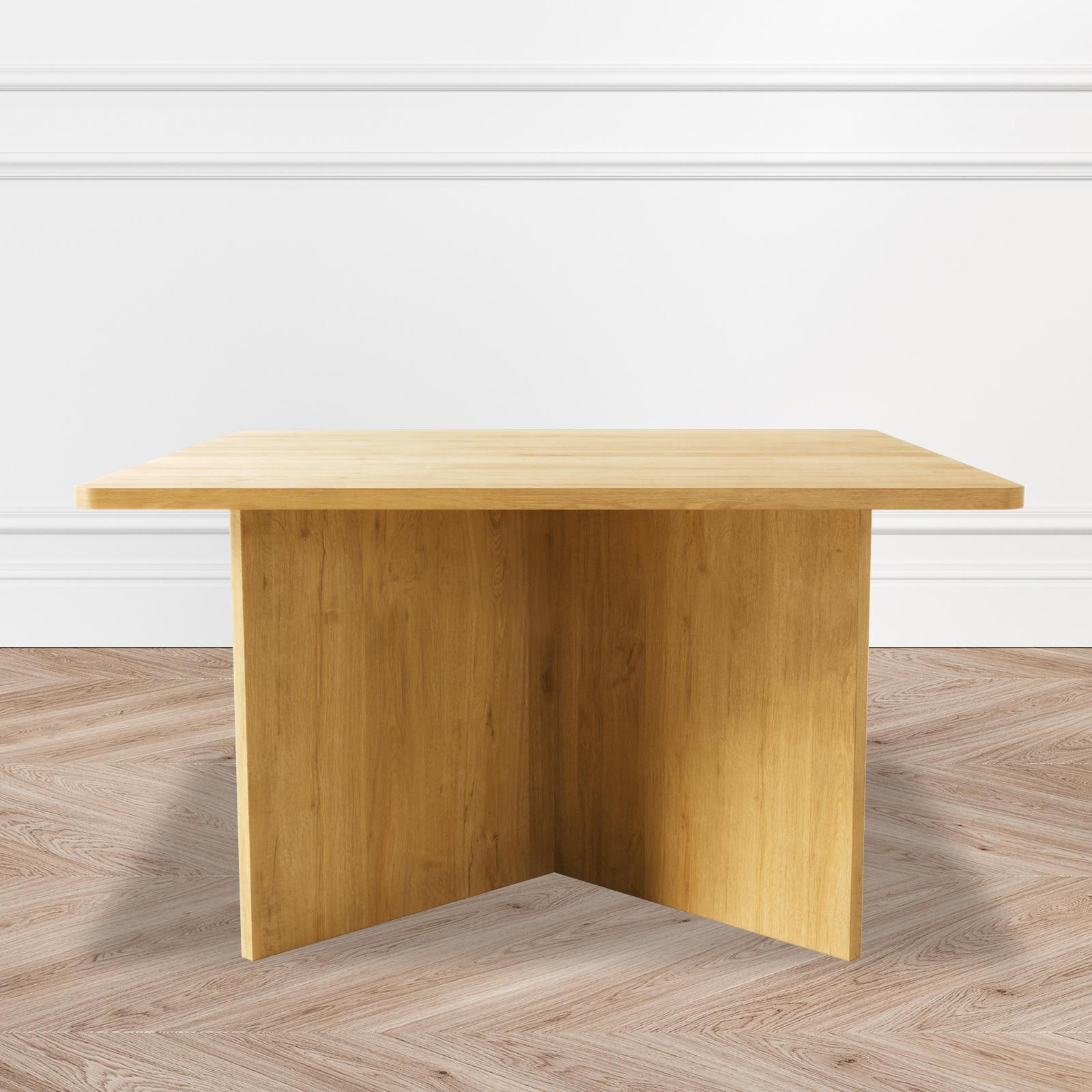 Emelia 80cm Square Coffee Table - Oak