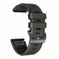 For Garmin Fenix 6 6S PRO Silicone Band Replacement Sports Strap-For Fenix 6S/6S Pro-Black