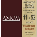 Axiom Phosphor Bronze Acoustic Guitar Strings Light 11-52