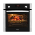 EuroChef 70L Electric Oven 60CM Built-in Fan Forced 8 Function Wall Oven Grill 240V 2000W