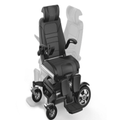 Vertical Lift Standing Electric Wheelchair With Adjustable Seat And Backrest Manual Rotation