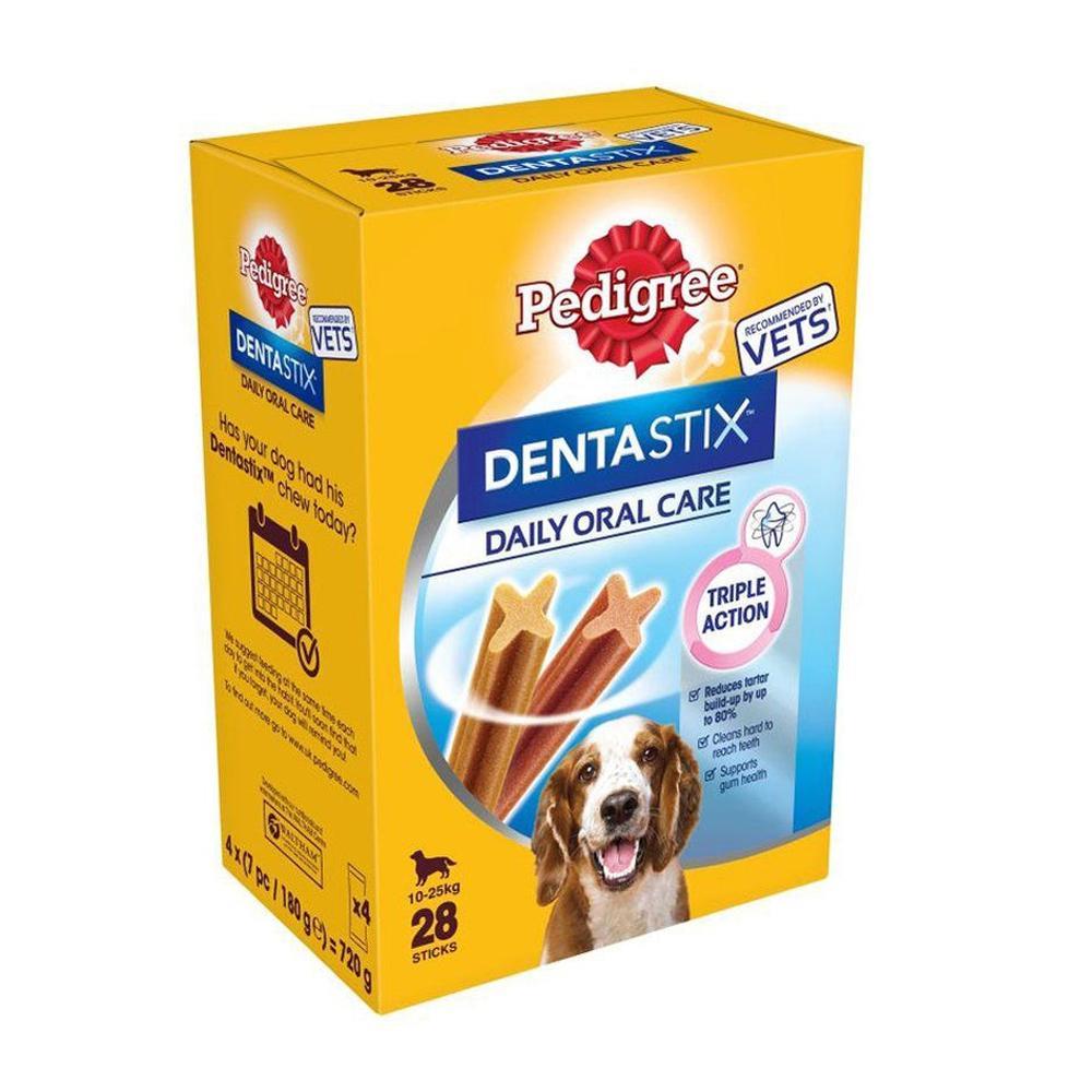 Pedigree Dentastix Medium Breed Oral Care Dog Chew Treat 28 Pack