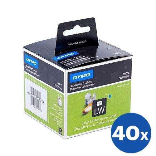 40 x Dymo SD99015 / S0722440 Original Multi Purpose Label Roll 54mm x 70mm - 320 labels per roll