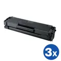 3 x Samsung ML2160/2165W, SCX3405F/FW (MLT-D101S 101) Generic Black Toner Cartridge SU698A