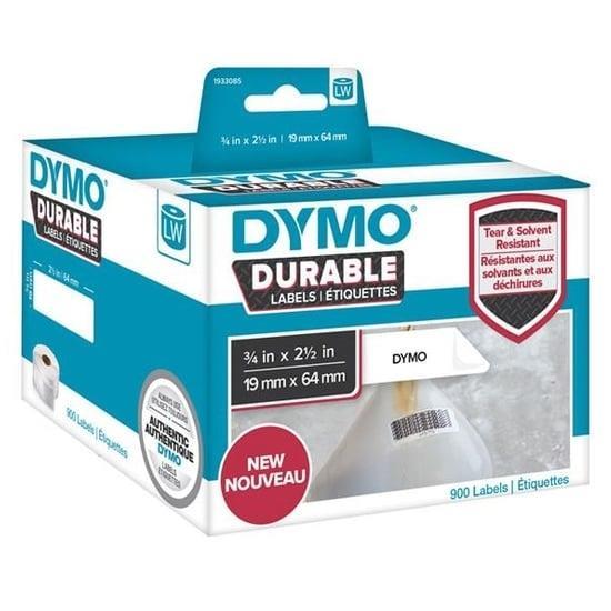 10 x Dymo 1933085 Original Durable Industrial White Label Roll 19mm x 64mm - 900 labels per pack